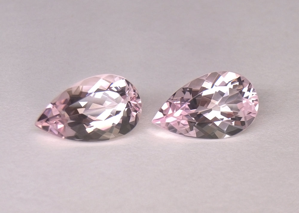 7.54tcw Nigerian Morganite Pair