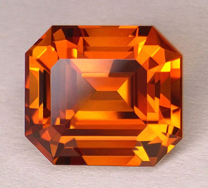 Natural Brazilian Citrine Heart - 6mm Heart Cut Gemstone, Heated & Beautiful